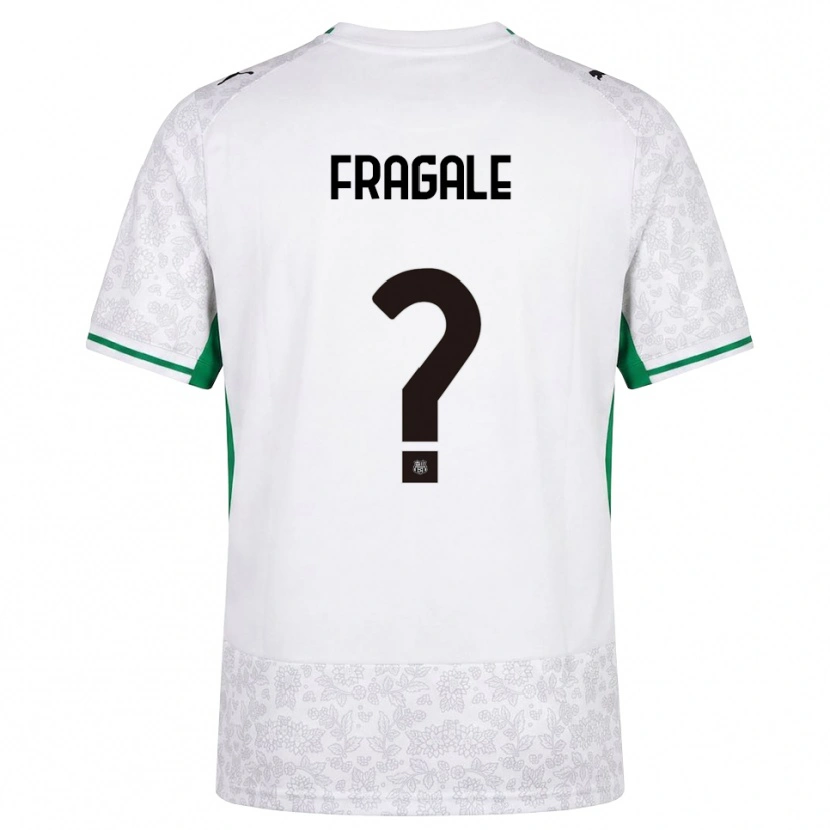 Danxen Men Daniele Fragale #0 White Black Green Away Jersey 2026/27 T-Shirt