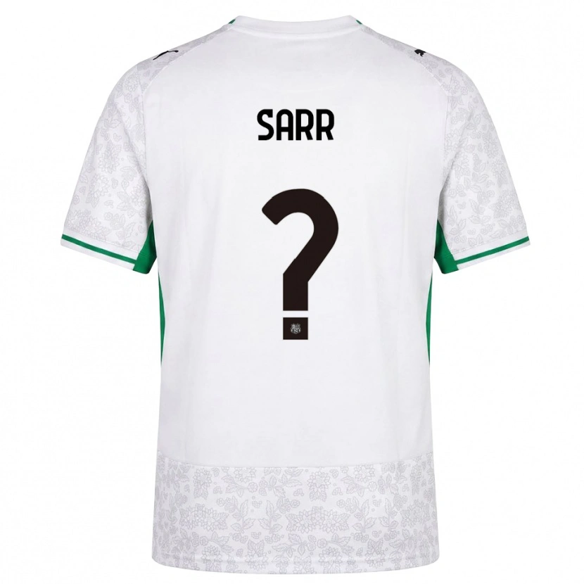 Danxen Men Demba Sarr #0 White Black Green Away Jersey 2026/27 T-Shirt