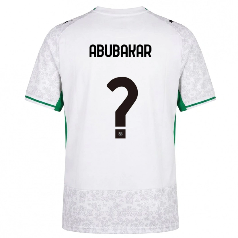 Danxen Men Salim Abubakar #0 White Black Green Away Jersey 2026/27 T-Shirt