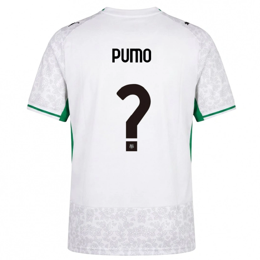Danxen Men Samuele Pumo #0 White Black Green Away Jersey 2026/27 T-Shirt
