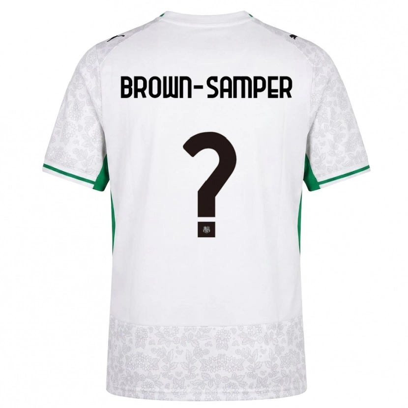 Danxen Men Isaac Brown-Samper #0 White Black Green Away Jersey 2026/27 T-Shirt