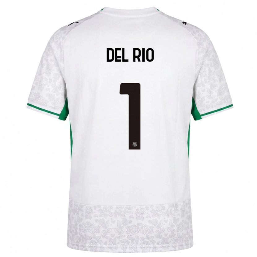 Danxen Men Davide Del Rio #1 White Black Green Away Jersey 2026/27 T-Shirt