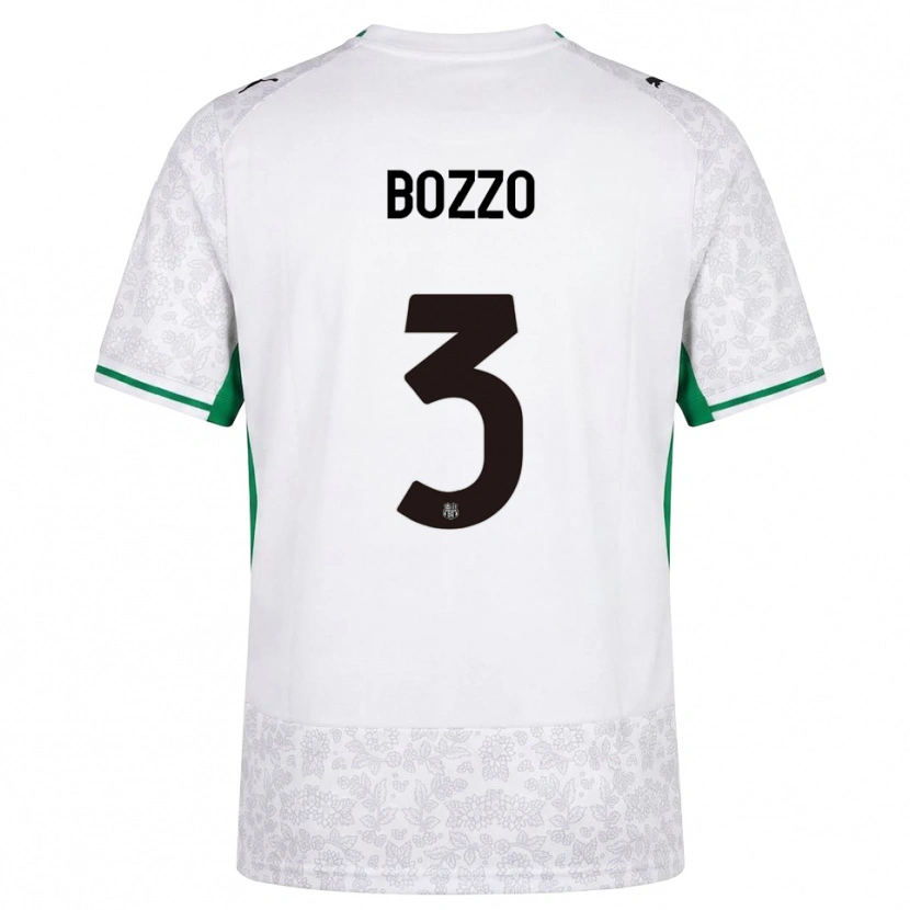 Danxen Men Marco Bozzo #3 White Black Green Away Jersey 2026/27 T-Shirt