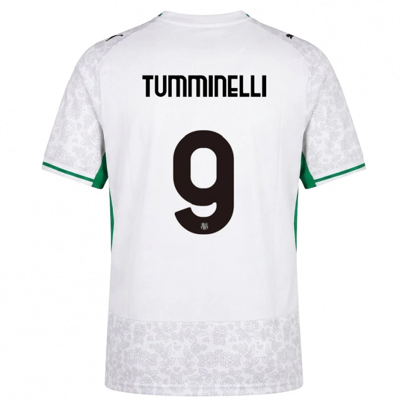 Danxen Men Daniel Tumminelli #9 White Black Green Away Jersey 2026/27 T-Shirt