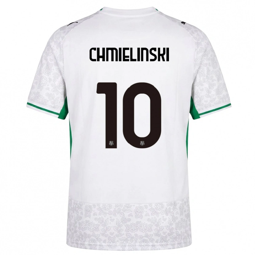 Danxen Men Gina Maria Chmielinski #10 White Black Green Away Jersey 2026/27 T-Shirt