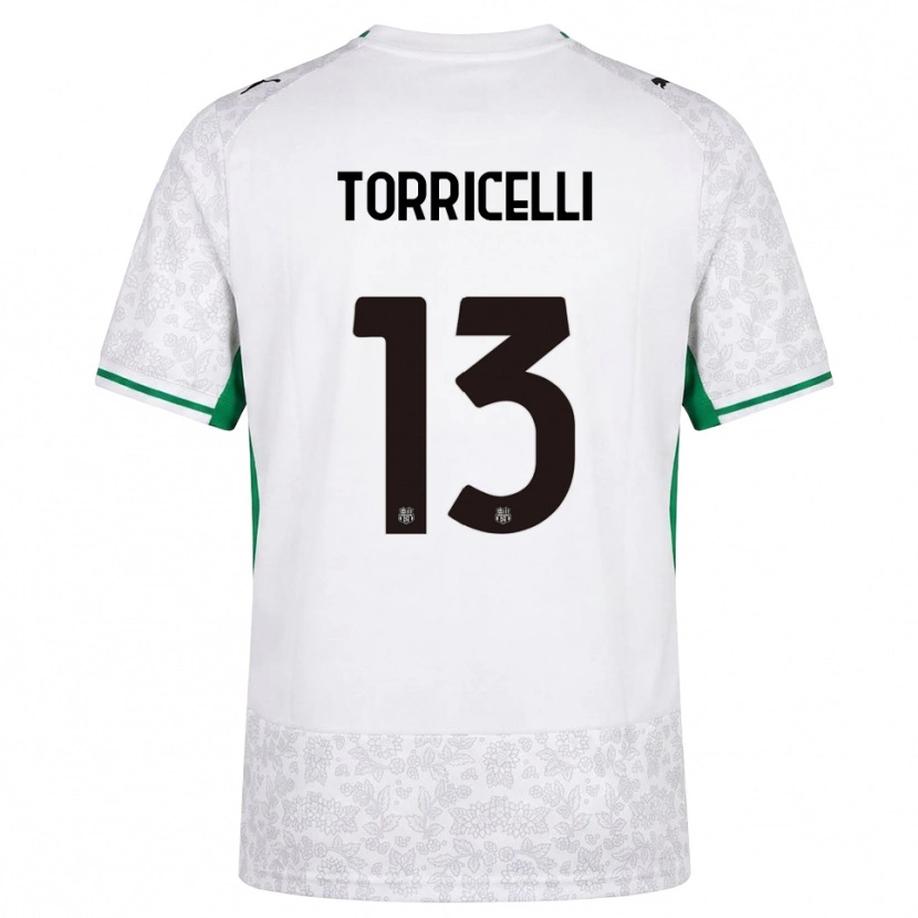 Danxen Men Marco Torricelli #13 White Black Green Away Jersey 2026/27 T-Shirt