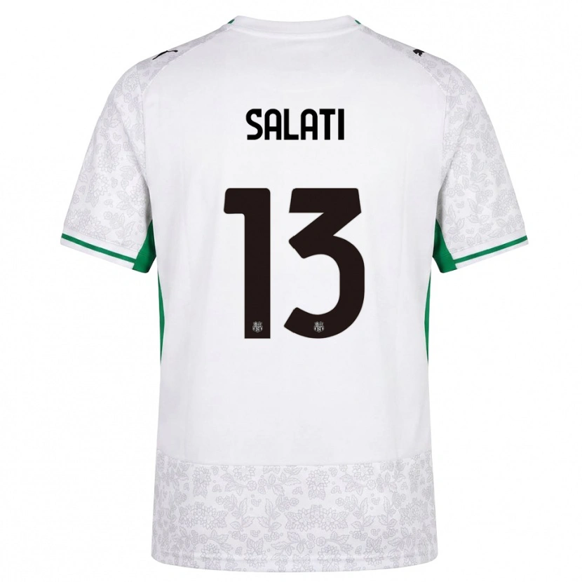 Danxen Men Emanuele Salati #13 White Black Green Away Jersey 2026/27 T-Shirt