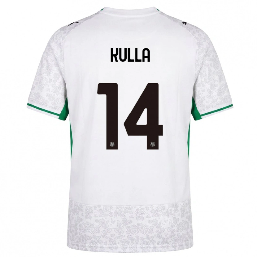 Danxen Men Gabriel Kulla #14 White Black Green Away Jersey 2026/27 T-Shirt