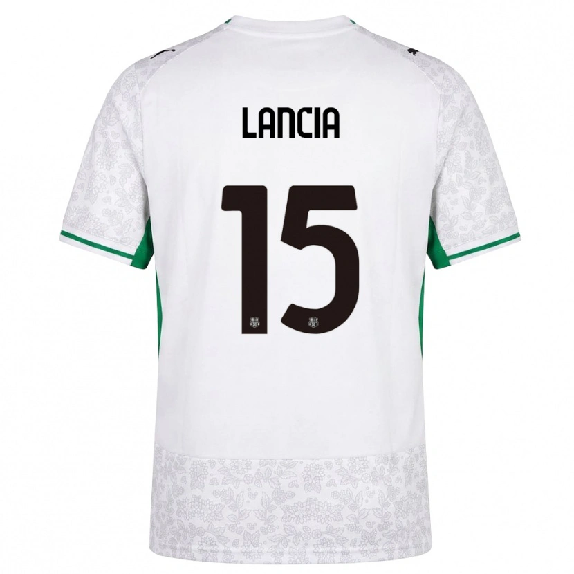 Danxen Men Filippo Lancia #15 White Black Green Away Jersey 2026/27 T-Shirt