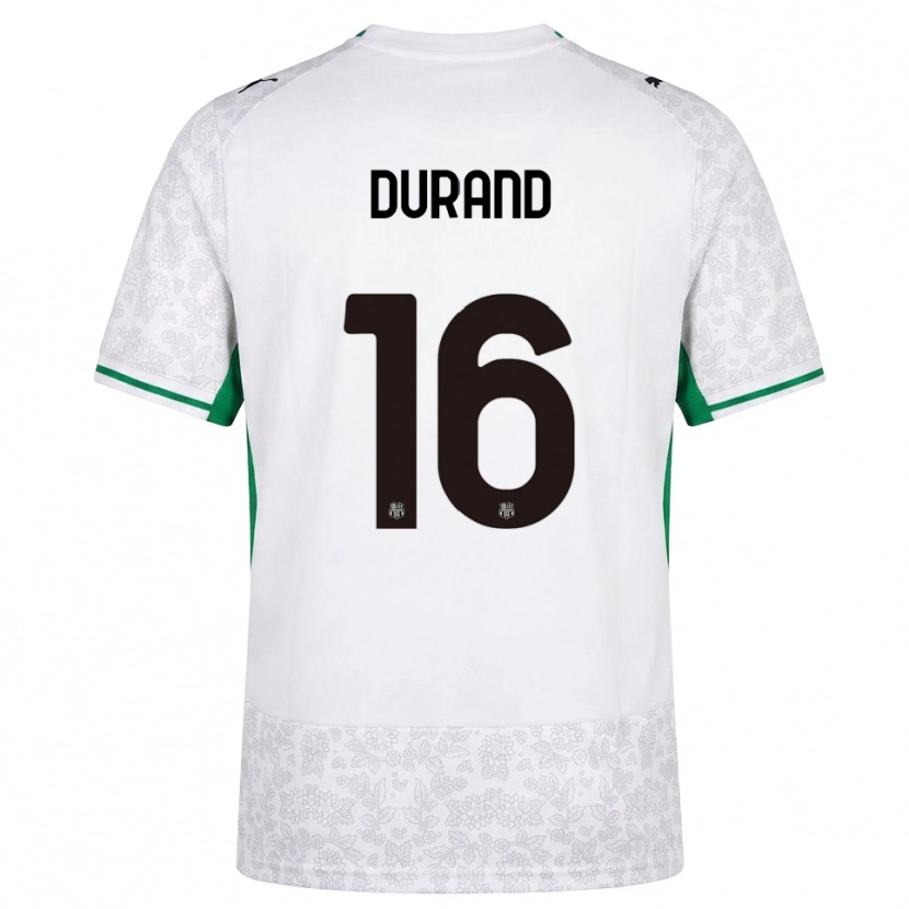 Danxen Men Solène Durand #16 White Black Green Away Jersey 2026/27 T-Shirt