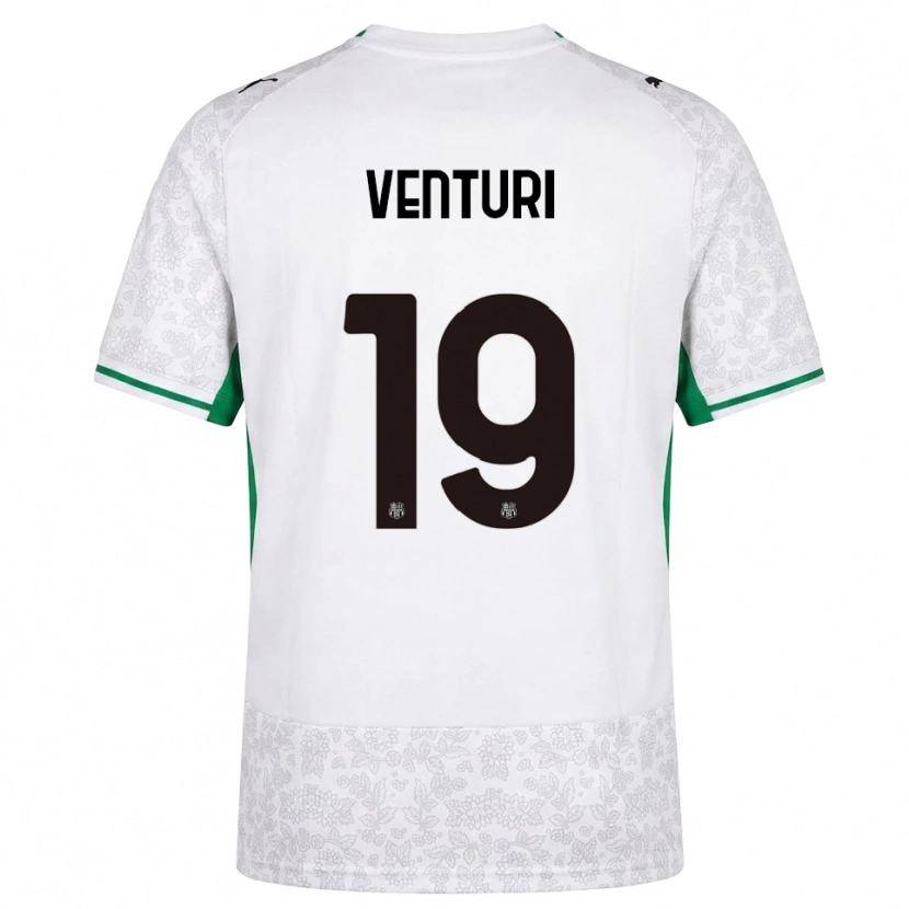 Danxen Men Luca Venturi #19 White Black Green Away Jersey 2026/27 T-Shirt