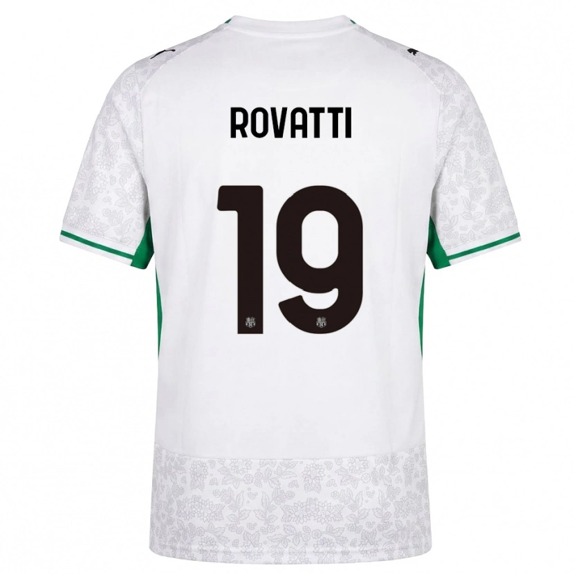 Danxen Men Matteo Rovatti #19 White Black Green Away Jersey 2026/27 T-Shirt