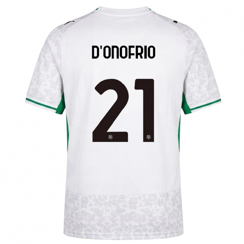 Danxen Men Karol D'onofrio #21 White Black Green Away Jersey 2026/27 T-Shirt