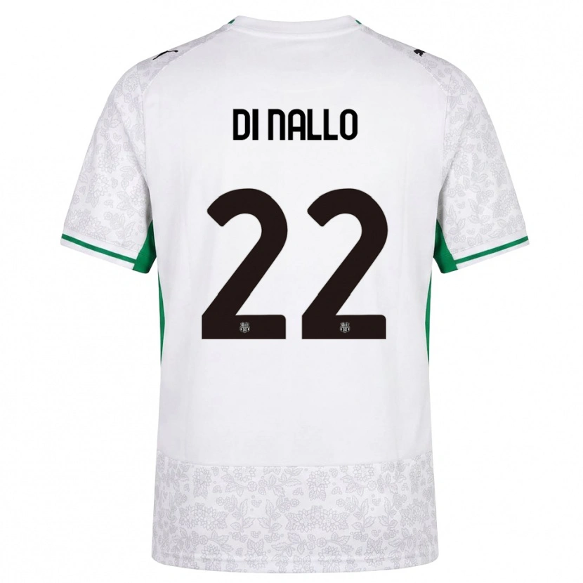 Danxen Men Erica Di Nallo #22 White Black Green Away Jersey 2026/27 T-Shirt