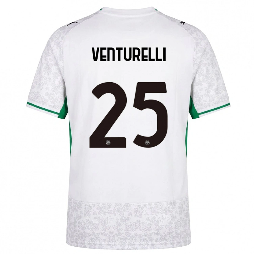 Danxen Men Caterina Venturelli #25 White Black Green Away Jersey 2026/27 T-Shirt