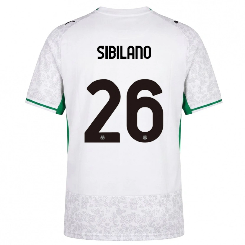 Danxen Men Alessio Sibilano #26 White Black Green Away Jersey 2026/27 T-Shirt