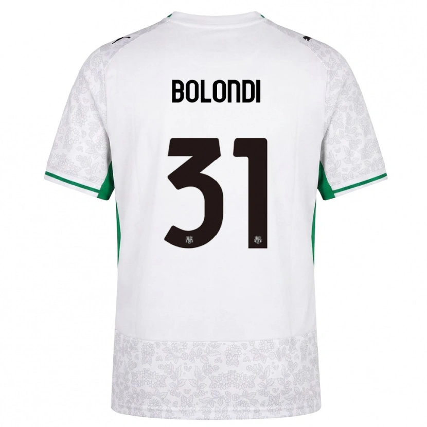 Danxen Men Francesco Bolondi #31 White Black Green Away Jersey 2026/27 T-Shirt