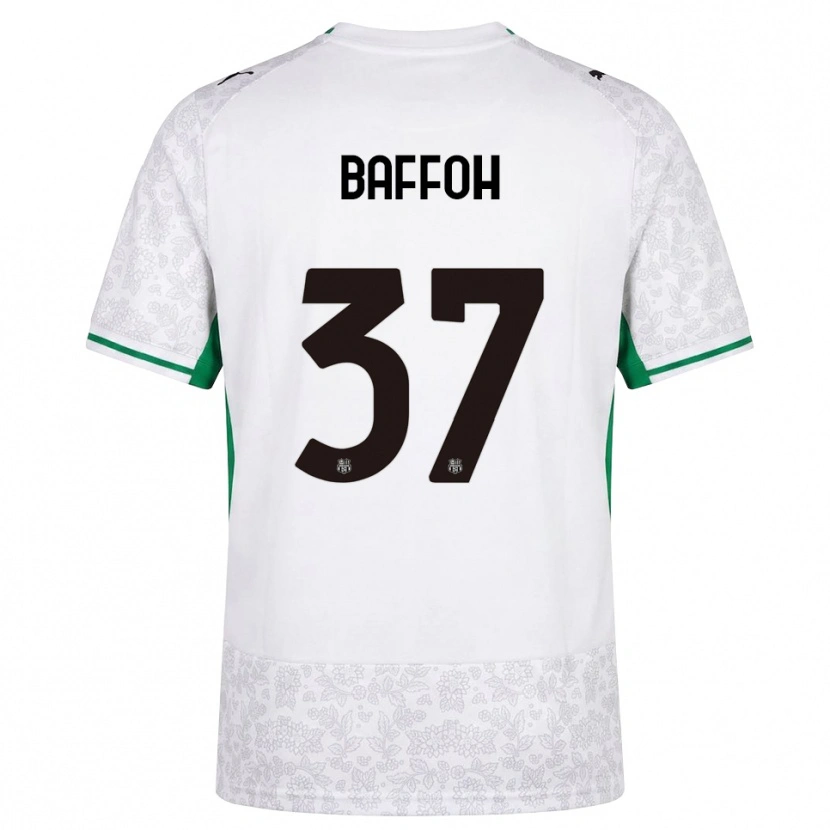Danxen Men Jeffrey Baffoh #37 White Black Green Away Jersey 2026/27 T-Shirt