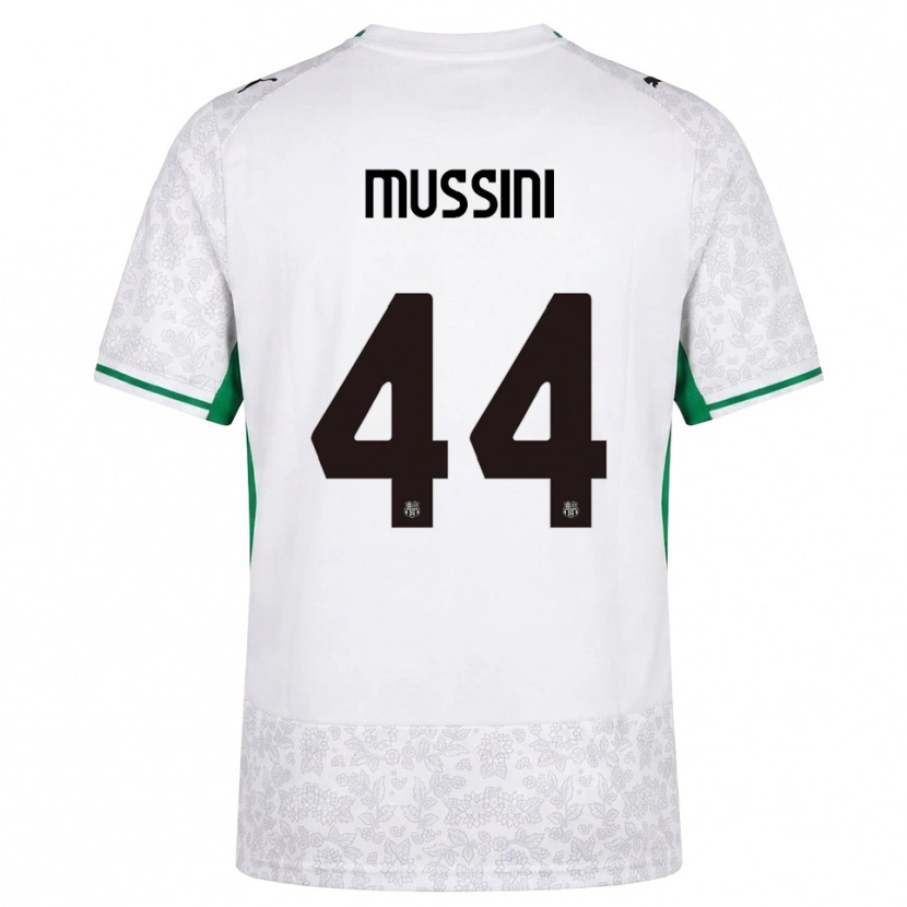 Danxen Men Andrea Mussini #44 White Black Green Away Jersey 2026/27 T-Shirt