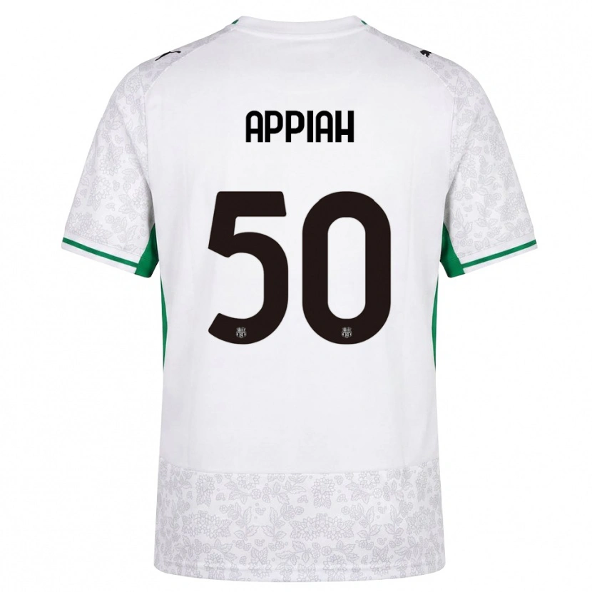 Danxen Men Lorenzo Appiah #50 White Black Green Away Jersey 2026/27 T-Shirt