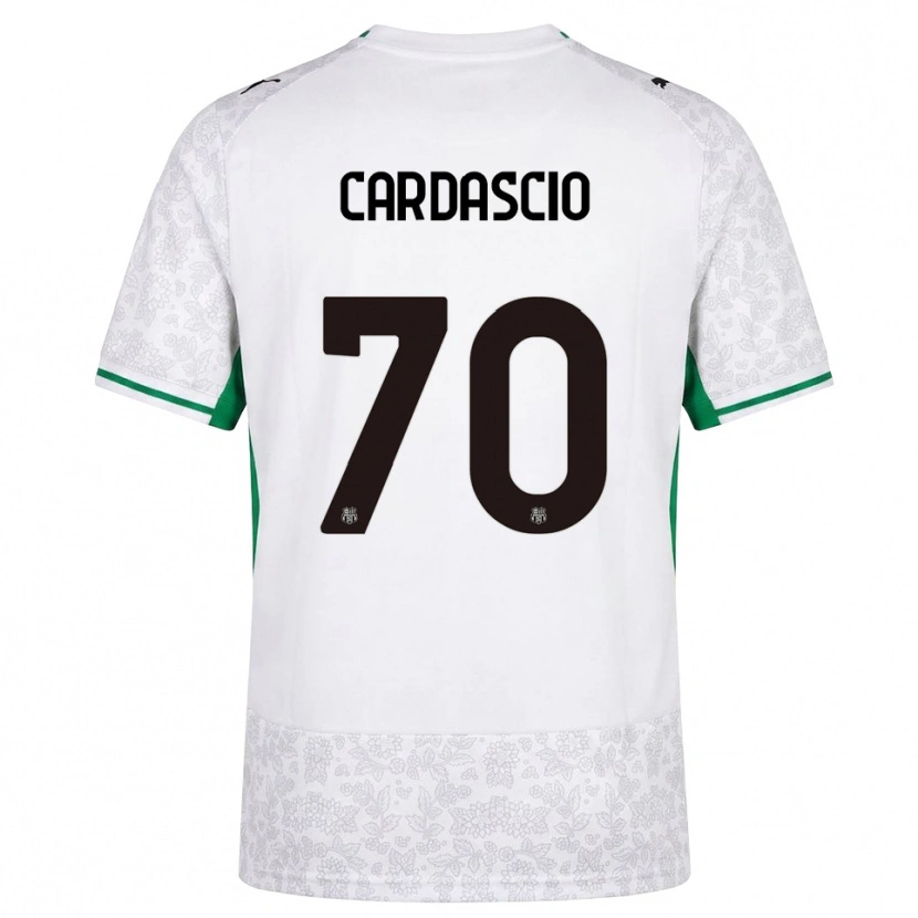 Danxen Men Alessandro Cardascio #70 White Black Green Away Jersey 2026/27 T-Shirt