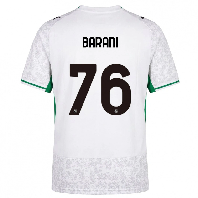 Danxen Men Luca Barani #76 White Black Green Away Jersey 2026/27 T-Shirt