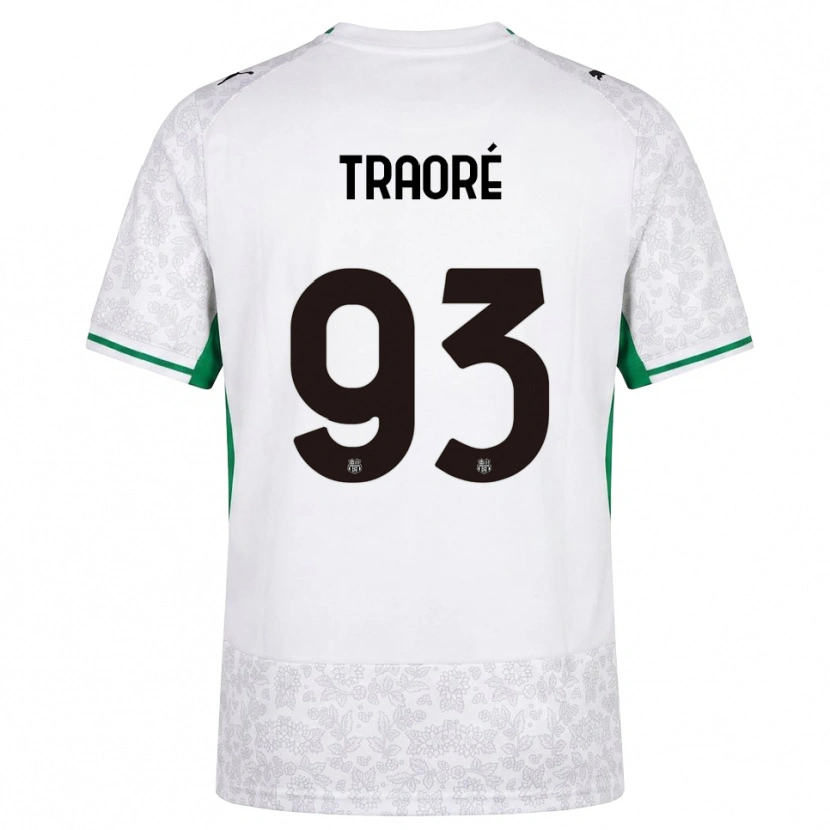 Danxen Men Kadidia Traoré #93 White Black Green Away Jersey 2026/27 T-Shirt