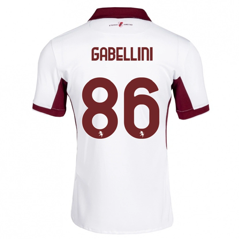 Danxen Men Tommaso Gabellini #86 Burgundy White Red Away Jersey 2026/27 T-Shirt