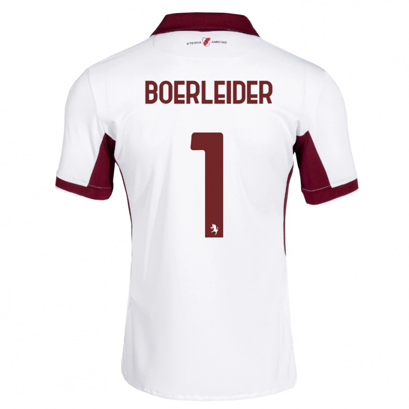 Danxen Men Yannick Boerleider #1 Burgundy White Red Away Jersey 2026/27 T-Shirt
