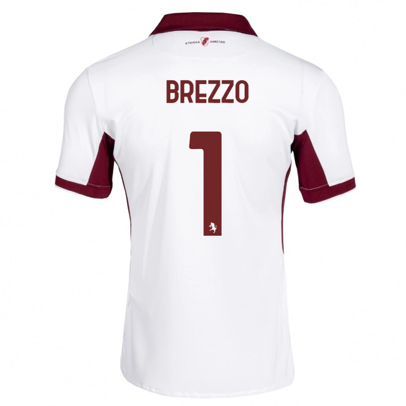 Danxen Men Matteo Brezzo #1 Burgundy White Red Away Jersey 2026/27 T-Shirt