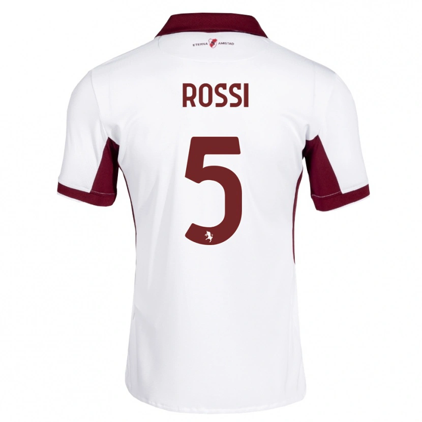 Danxen Men Simone Rossi #5 Burgundy White Red Away Jersey 2026/27 T-Shirt