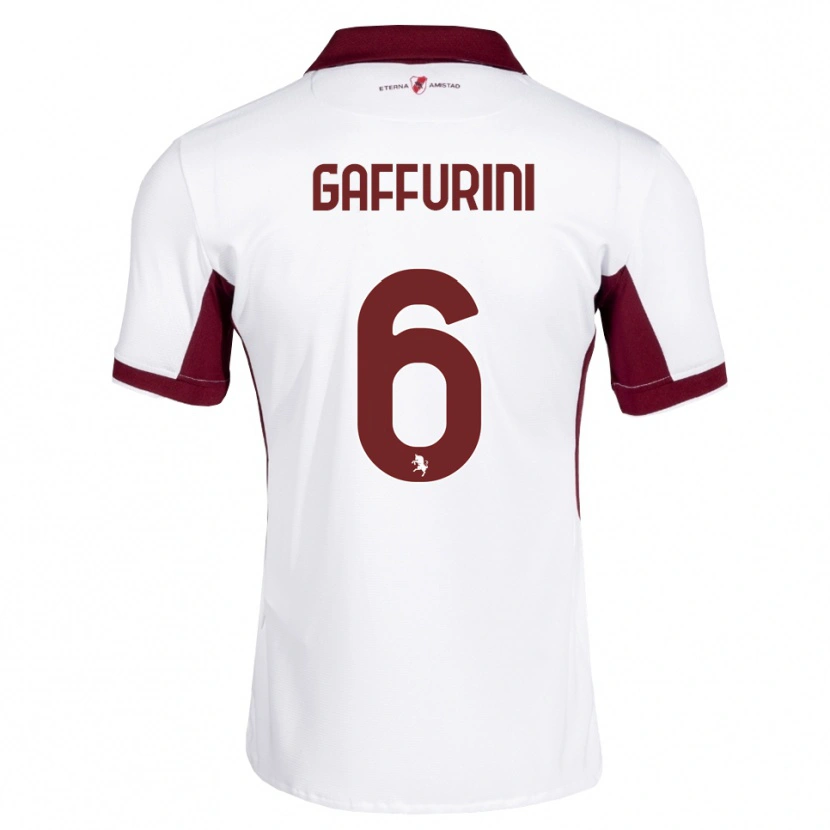 Danxen Men Davide Gaffurini #6 Burgundy White Red Away Jersey 2026/27 T-Shirt