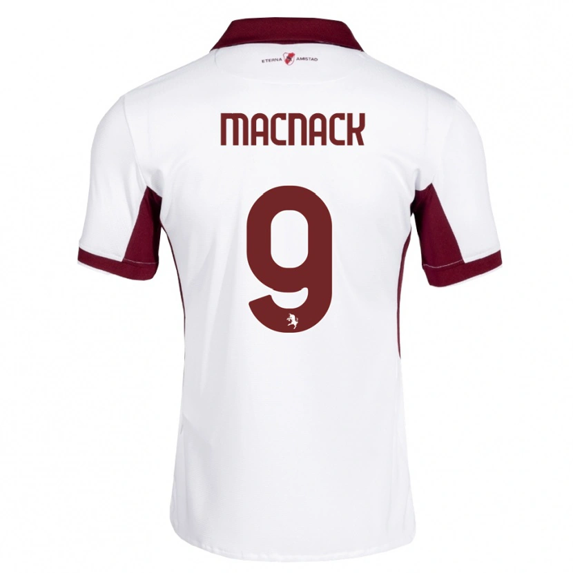 Danxen Men Flynn Macnack #9 Burgundy White Red Away Jersey 2026/27 T-Shirt
