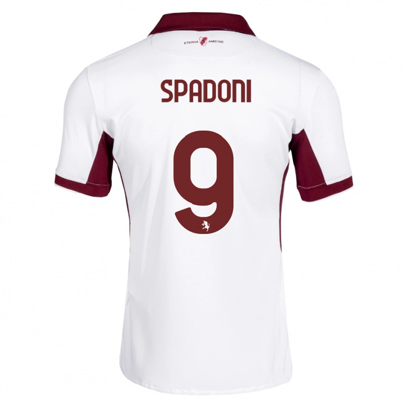 Danxen Men Arthur Spadoni #9 Burgundy White Red Away Jersey 2026/27 T-Shirt