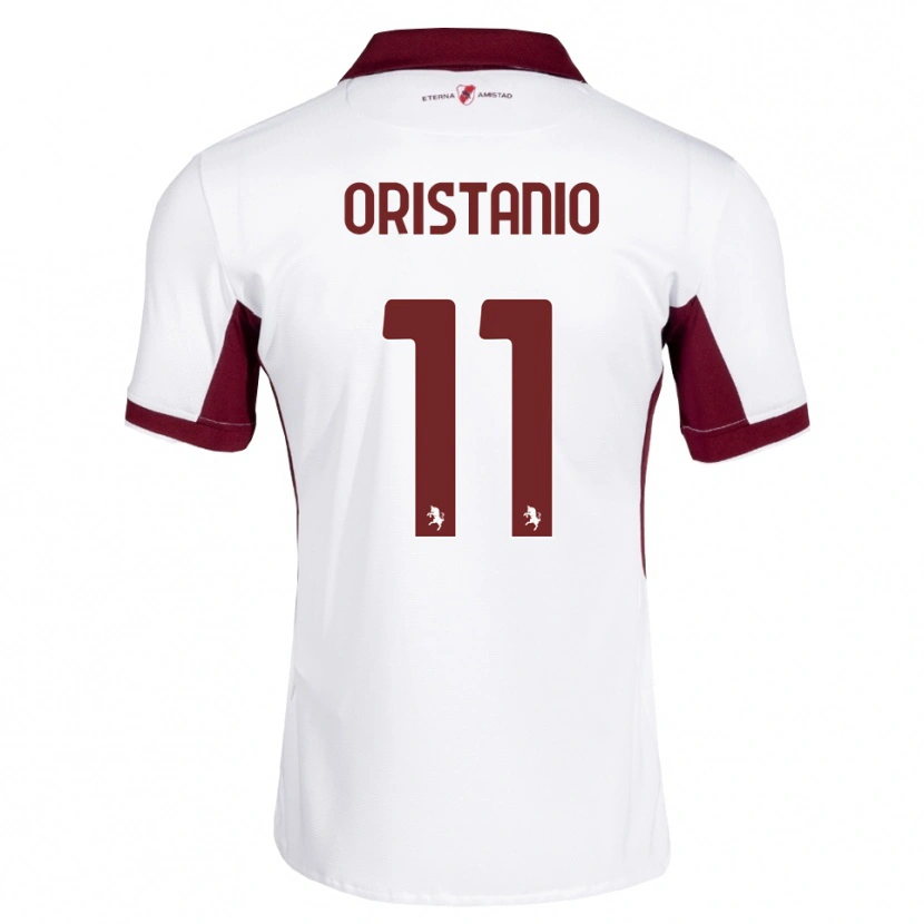 Danxen Men Gaetano Oristanio #11 Burgundy White Red Away Jersey 2026/27 T-Shirt