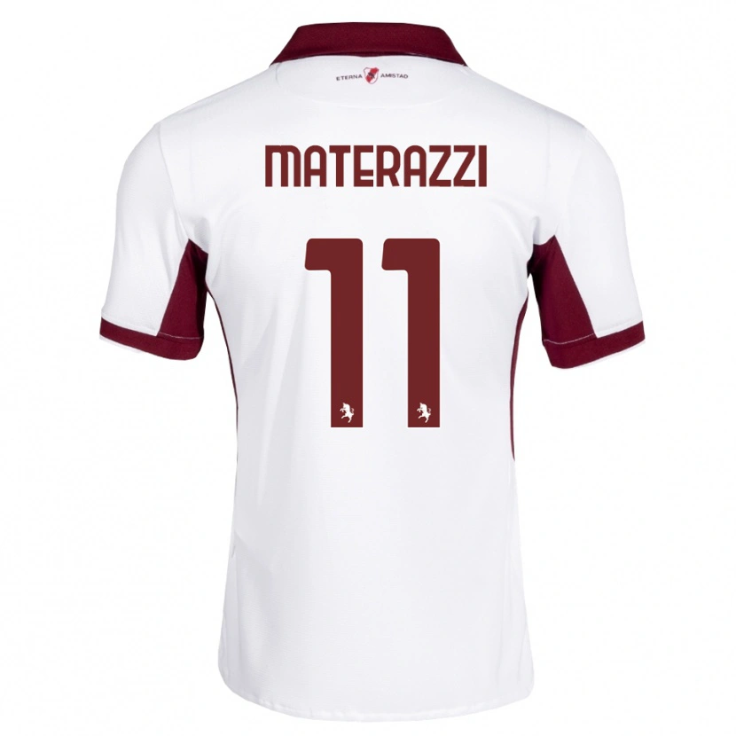 Danxen Men Gianfilippo Materazzi #11 Burgundy White Red Away Jersey 2026/27 T-Shirt
