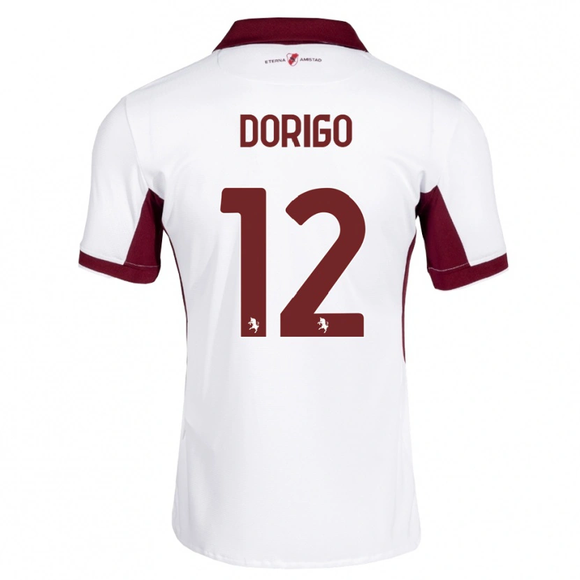 Danxen Men Andrea Dorigo #12 Burgundy White Red Away Jersey 2026/27 T-Shirt
