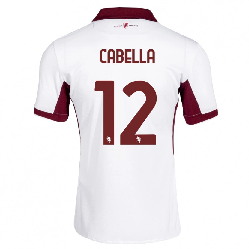 Danxen Men Matteo Cabella #12 Burgundy White Red Away Jersey 2026/27 T-Shirt