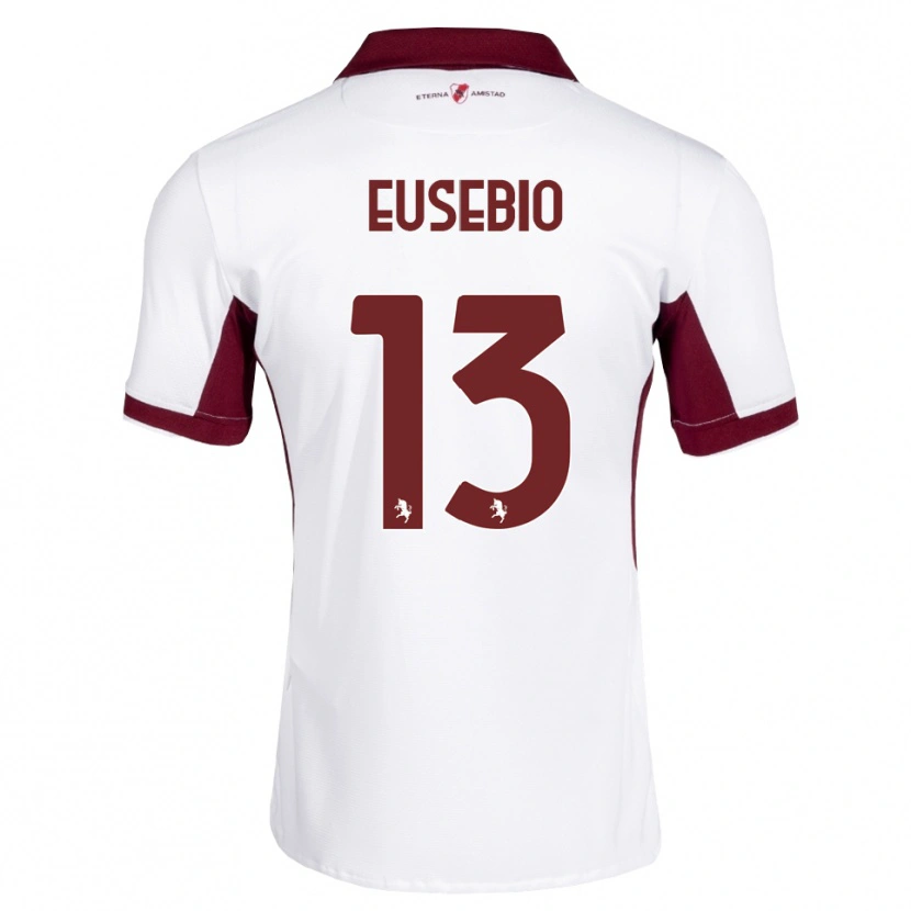 Danxen Men Chiara Eusebio #13 Burgundy White Red Away Jersey 2026/27 T-Shirt