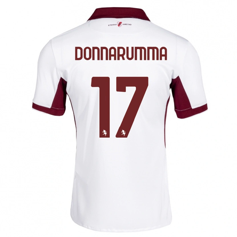 Danxen Men Antonio Donnarumma #17 Burgundy White Red Away Jersey 2026/27 T-Shirt