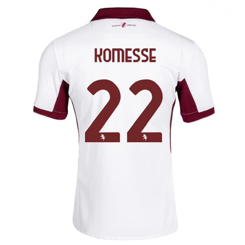 Danxen Men Josias Sabone Komesse #22 Burgundy White Red Away Jersey 2026/27 T-Shirt