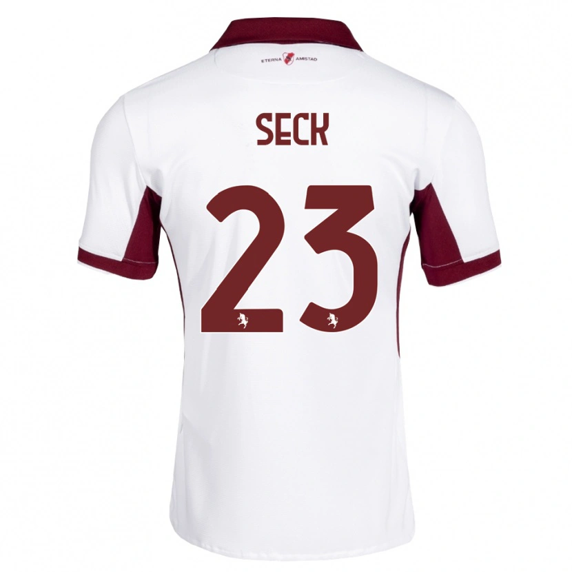 Danxen Men Demba Seck #23 Burgundy White Red Away Jersey 2026/27 T-Shirt