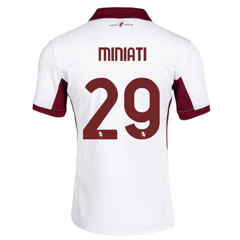 Danxen Men Elisa Miniati #29 Burgundy White Red Away Jersey 2026/27 T-Shirt