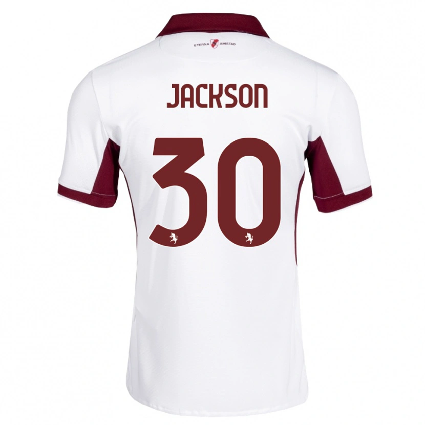 Danxen Men Michael Jackson #30 Burgundy White Red Away Jersey 2026/27 T-Shirt