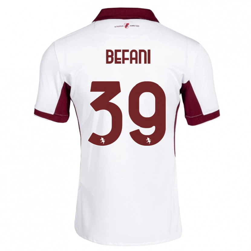 Danxen Men Haron Befani #39 Burgundy White Red Away Jersey 2026/27 T-Shirt