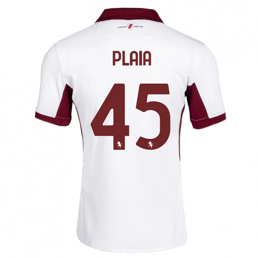 Danxen Men Francesco Plaia #45 Burgundy White Red Away Jersey 2026/27 T-Shirt