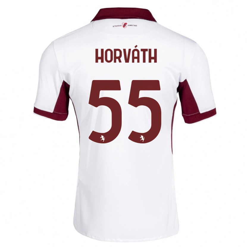 Danxen Men Krisztofer Horváth #55 Burgundy White Red Away Jersey 2026/27 T-Shirt