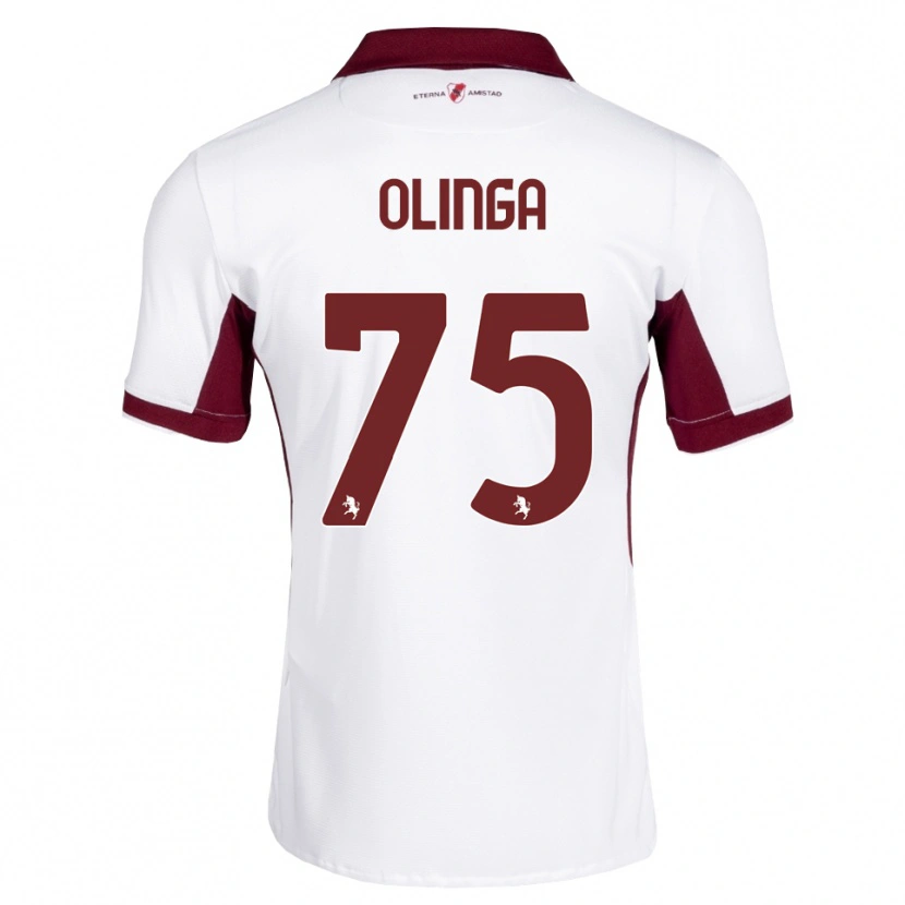Danxen Men Kenny Liema Olinga #75 Burgundy White Red Away Jersey 2026/27 T-Shirt