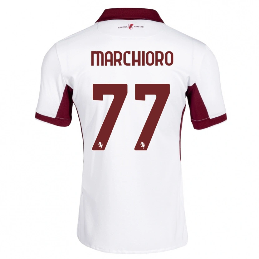 Danxen Men Raffaele Marchioro #77 Burgundy White Red Away Jersey 2026/27 T-Shirt