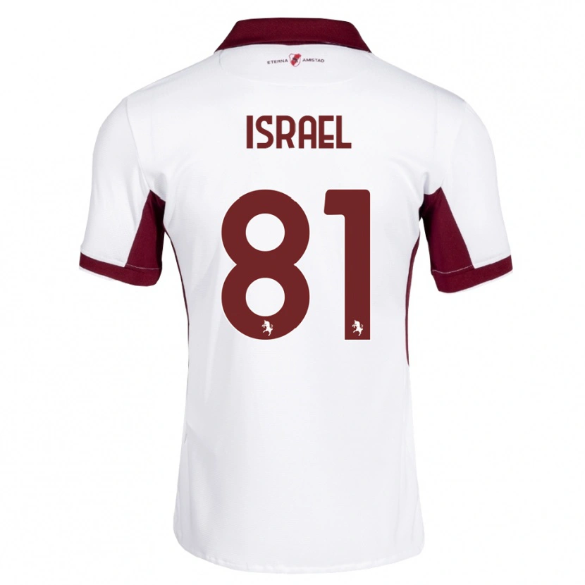 Danxen Men Franco Israel #81 Burgundy White Red Away Jersey 2026/27 T-Shirt